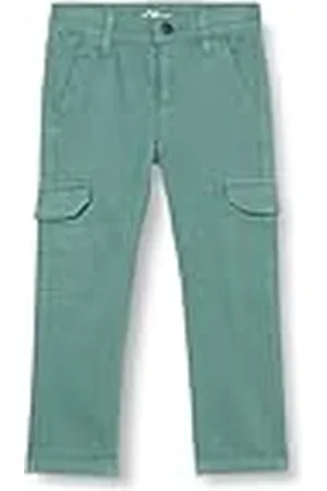 QS by s.Oliver Junior Jongens Cargo Broek, Pete Straight Leg Blue 104, , 104 cm