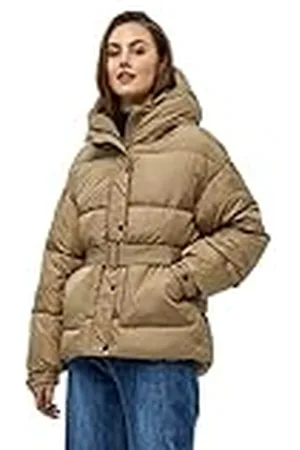 DESIRES Dames Kimber Puffer Jacket, Petrified Oak, M