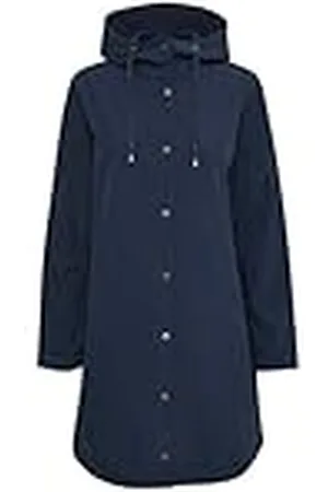 Cream Softshelljas voor dames, relaxed fit, capuchon, ritssluiting en knoop, middellang, bovenkleding, dames, , 32
