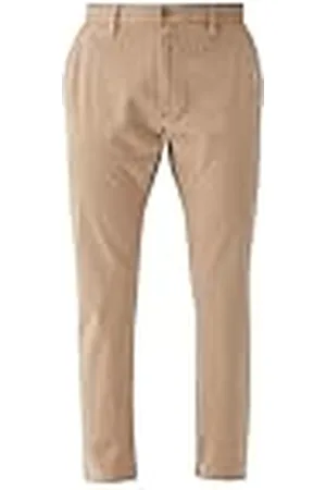QS by s.Oliver Heren Chino Broek, Slim Fit, Brown, 34/30