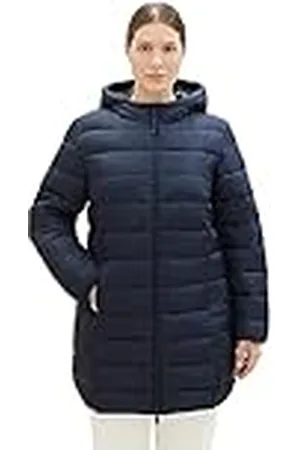 TOM TAILOR Dames 1038990 Plussize jas, 10668-Sky Captain Blue, 46, , 46