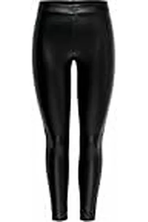 ONLY JDYSTINE JDYSTINE, dameslegging, lederlook, stretch, bikerlook, gecoat, skinny pants, wet look, design, kleur: , maat: XXS, , XXS