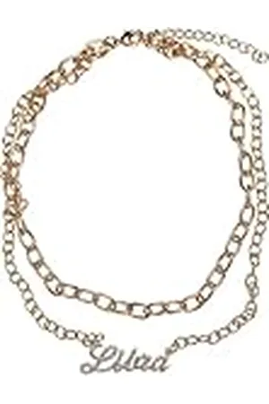 Urban classics Uniseks halsketting met sterrenbeeldhanger, mannen en vrouwen sieraden, modesieraad ketting, dubbele rijen, in 12 varianten, lengte 38 cm, Eén maat, Metaal, Geen edelsteen