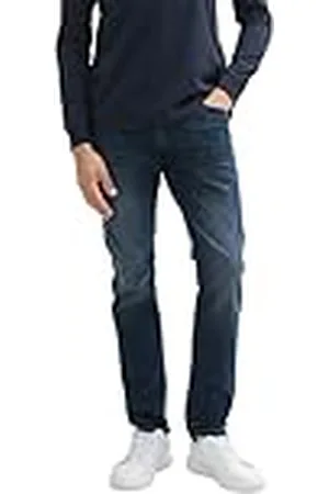 TOM TAILOR Heren Aedan Straight Jeans met stretch, , 36W / 36L