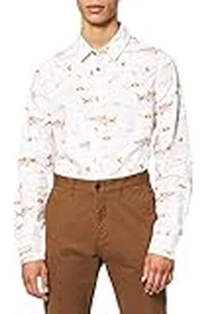 Desigual Heren Cam_fish Button Down Shirt, , XL