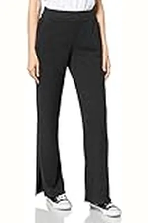 Taifun Dames jerseybroek met wijde pijpen, comfortabele pasvorm, marlene/culotte, slipbroek, broek zacht, elastisch, jersey reguliere lengte, , 40