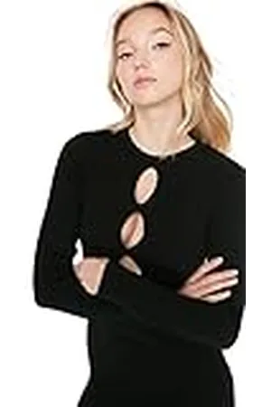 Trendyol Betoverend Midi Bodycon nauwsluitende tricot jurk, , S