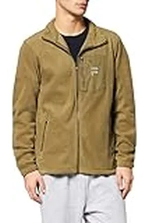 Fila Heren Paxton Fleece Jas, Verbrande olijf, XXL