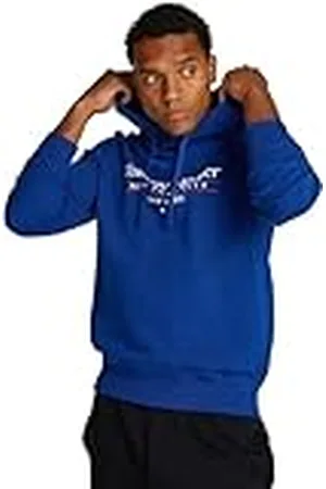 Tommy Hilfiger Heren HILFIGER CENTER STACK HOODY MW0MW38672 Pullover Hoodie, Blauw, XL, , XL