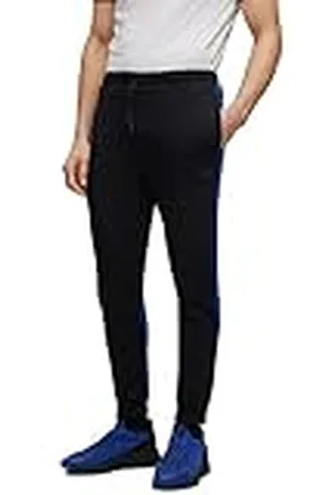 HUGO BOSS Heren Hadiko 1 joggingbroek van katoenmix met zijstrepen, , M