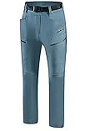 Black Crevice Afritsbare trekkingbroek voor heren, met afneembare pijpen, waterafstotende outdoorbroek voor heren, duurzame en ademende outdoorbroek met zakken, , L