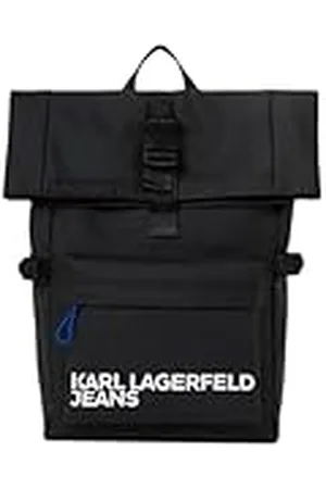Karl Lagerfeld VOOR HEREN, ROLRUGZAK MET PRAKTISCHE COATING, ZWART, ONE SIZE