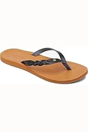 Roxy Liza Teenslippers voor dames, Zwart 21, 39 EU