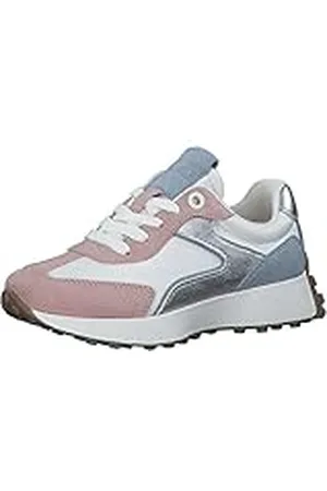 QS by s.Oliver Lage sneakers voor meisjes, 5-43208-30, White Comb 5 43208 30 110, 35 EU