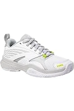 K-Swiss Performance Speedex HB tennisschoen voor dames, wit/grijs violet/limoengroen, 42 EU, , 42 EU
