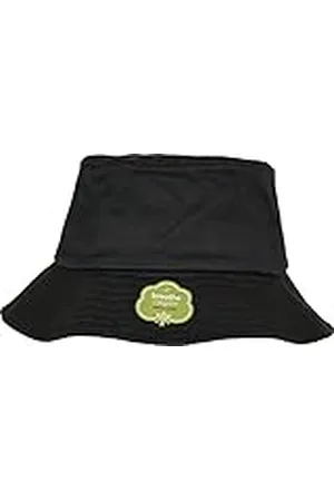 Flexfit Yupoong Unisex Bucket Hat van organisch katoen met flexibele band aan de binnenkant, vissershoed in , wit of blauw, eenheidsmaat eenheidsmaat, , Eén maat