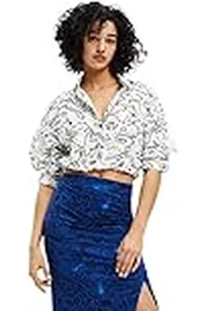 Desigual Dames shirt met lange mouwen, wit, S
