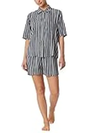 Schiesser Dames Pyjama Korte Broek Korte Mouwen Geselecteerde Premium Pyjamaset, Graphit_182542, 44, , 44