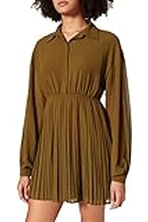 NA-KD Geplooide mini-jurk voor dames, casual, , 38
