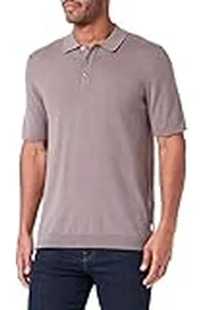 JACK & JONES JJEEMIL Knit Polo S/S SN Pullover , L
