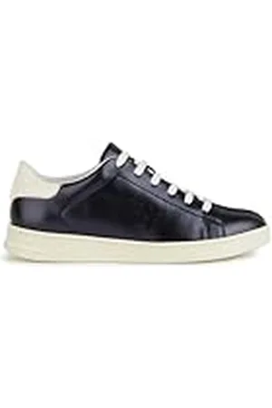 Geox D Jaysen B Sneakers voor dames, DK Jeans/Optic White, 35 EU, , 35 EU