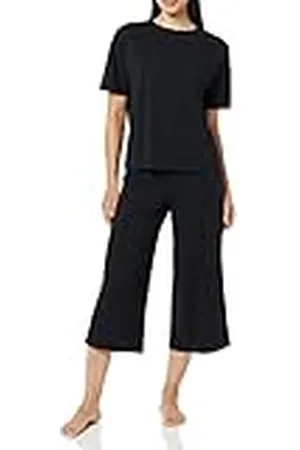 Amazon Dames gebreide jersey pyjamaset (verkrijgbaar in grote maten), , XS