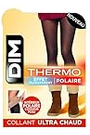 Dim Dames Thermo Ultra Warm Fleece en Transparant Effect 80D x1, , S-M