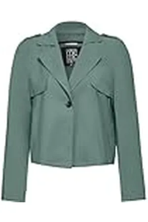 Street one Dames A212210 korte trenchcoat, Seafoam Green, Regular, , Eén maat