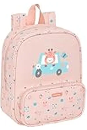 Safta Preescolar Jirafa Kinderdagrugzak, aanpasbaar aan de wagen, eenvoudige reiniging, ideaal voor kinderen van verschillende leeftijden, comfortabel en veelzijdig, kwaliteit en duurzaamheid, 22 x 10
