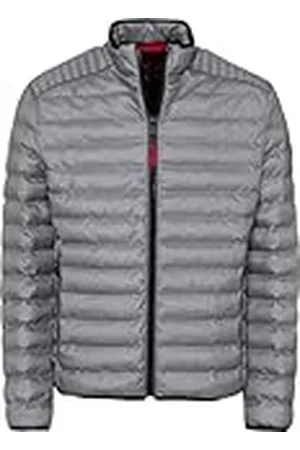 Brax Heren Style Craig Light Wool Slim Stylingdetails gewatteerde jas, , XXL