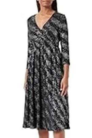 ONLY Onlnew Pella L/S Foil Wrap Dress JRS wikkeljurk voor dames, , S