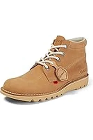 Kickers Kick Hi Classic Enkellaarzen voor dames, extra comfortabel, extra duurzaam, premium kwaliteit, , 3.5 UK