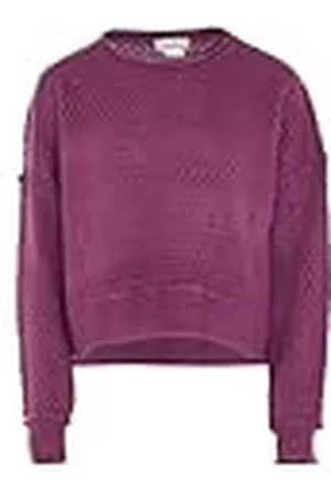 Ebeeza Dames gebreide trui met ronde hals en honingraataromatroon maat XS/S, , XS