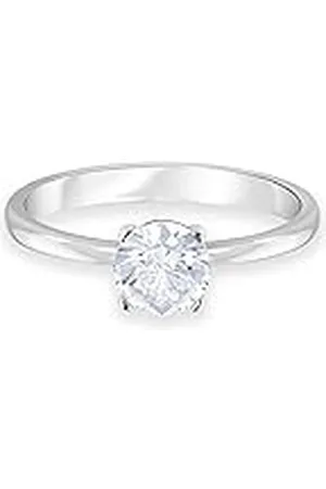 Swarovski Attract-ring, , Rodium-verguld