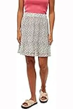 Minus Dames Rikka korte rok, mat mint bloemenprint, 12