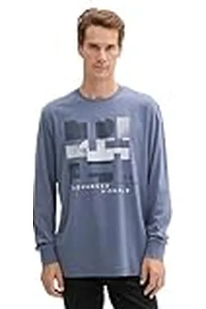 TOM TAILOR T-shirt met lange mouwen voor heren, , XXL