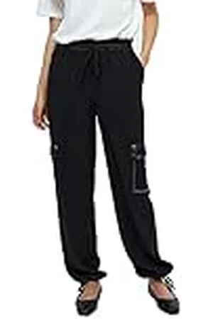Minus Auriana High Waisted Cargo Pant Zwart, Zwart, 34