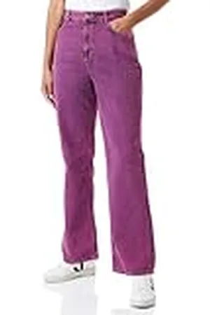 Trendyol Dames Gerade Weites Bein Hohe Taille Jeans, , 34