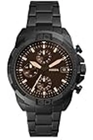 Fossil Bronson Chronograaf Zwart Roestvrijstalen Horloge