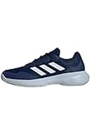 adidas Heren Gamecourt 2.0 Tennis Shoes, Dark Blue/Cloud White/Halo Blue, 38 EU