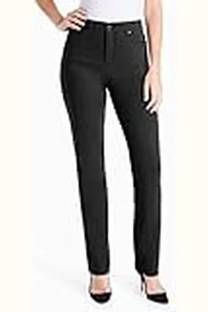 Gloria Vanderbilt Dames Amanda Classic High Rise Tapered Jean Petite, , 6
