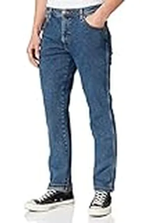 Wrangler Herren Texas Slim Pants, Blau, 48W / 34L