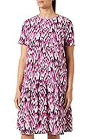 Gerry Weber Edition Dames 885006-66419 jurk, paars/roze/zwart print, 42, , 42