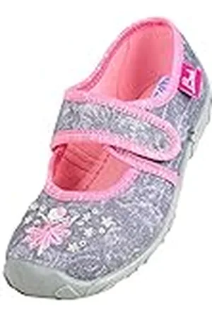 Beck 3034 Danseres grijze huisschoen voor meisjes, , 24 EU