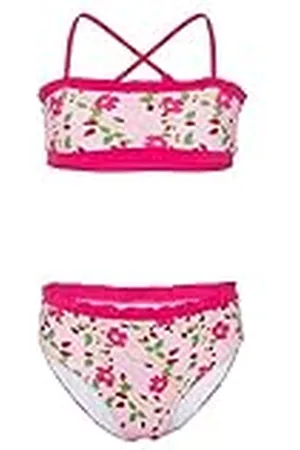 Fashy Meisjesbikini, met bloemenprint, , 92 cm