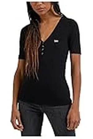 Lee Dames Ss Henley T-shirt, , XS