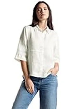 Street one Offic_ls_solid Shirtcollar Blo Shirt voor dames, , 36
