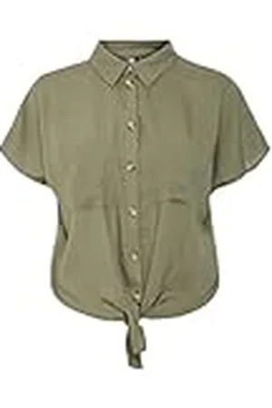 Pieces® Pcpia Ss Tie Shirt Noos, , XL
