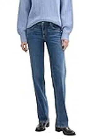 TOM TAILOR Alexa Straight Jeans voor dames, , 25W x 30L