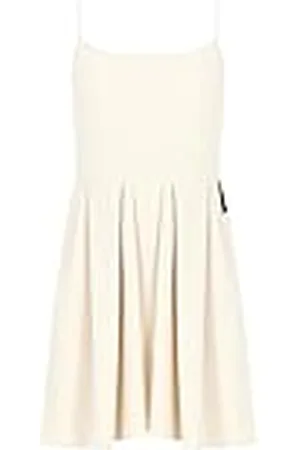 Armani Exchange Milano Edition Damesjurk, mouwloos, casual, beige, maat 6, , M